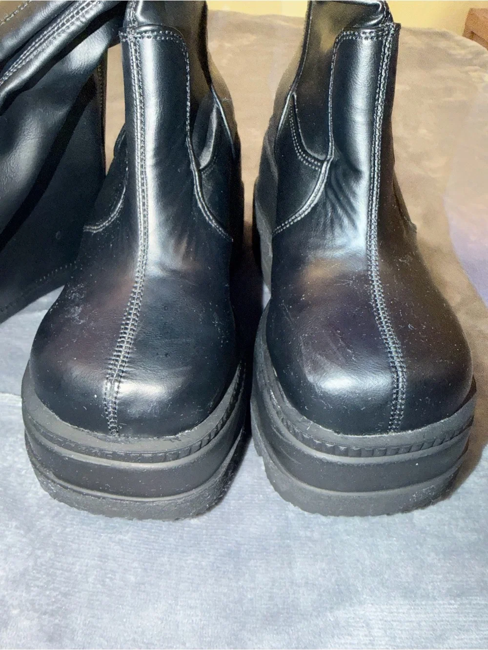 🖤 Demonia Shaker 65 Chunky Platform Boots